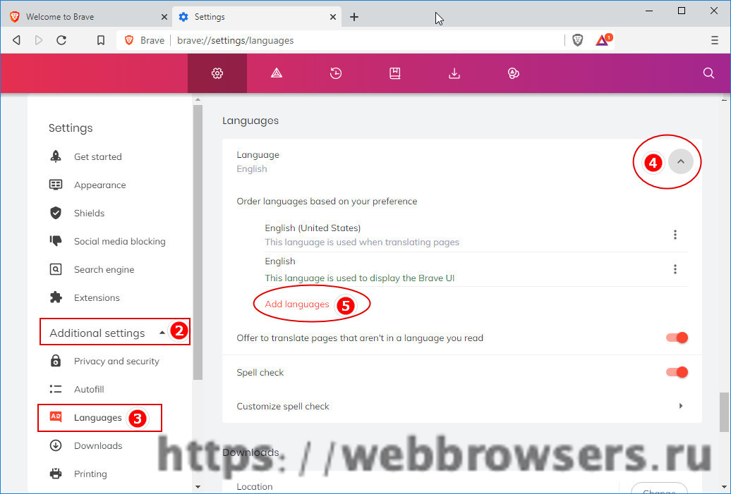 Как в браузере тор сменить язык в megaruzxpnew4af tor browser порно сайт mega