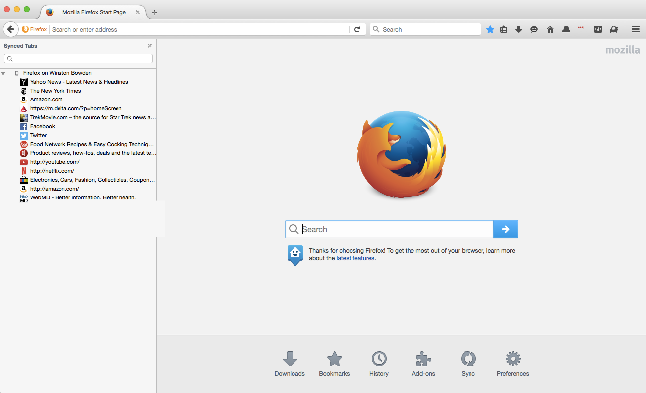 Mozilla Firefox Quantum Windows